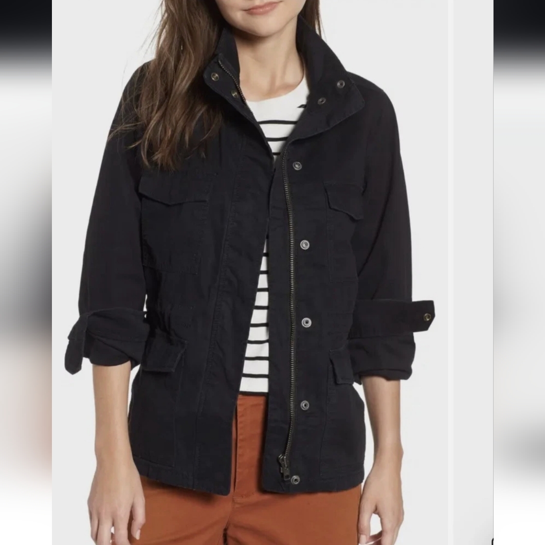 Madewell Surplus Cargo Utility Chore Barn Jacket Size Xs Black